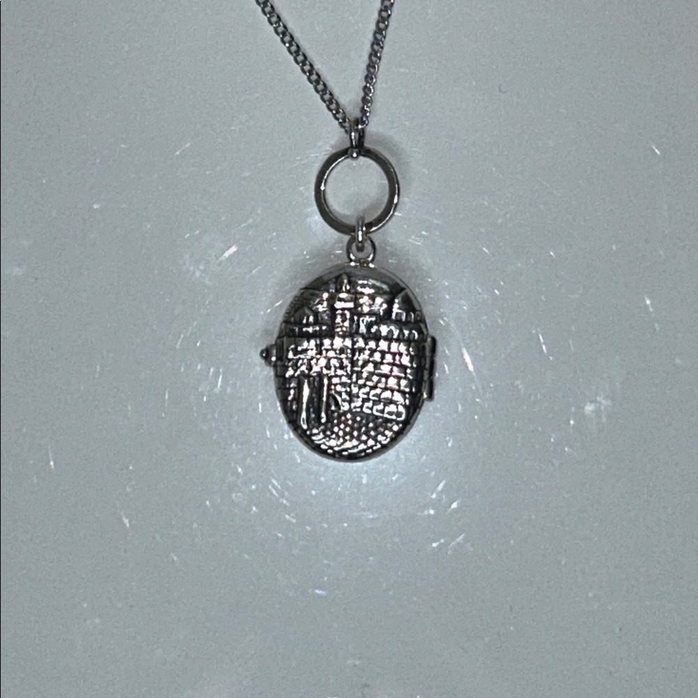 NWOT Sterling Silver Nano Brand Bible Locket Pendant With Microchip Bible Inside